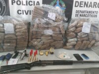 POLÍCIA  CIVIL APREENDE MAIS DE 75 QUILOS DE COCAÍNA, DONO DA DROGA ERA DE ALTO PARAÍSO - Foto: JARUONLINE