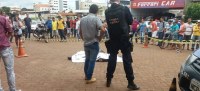 HOMEM É EXECUTADO A TIROS DE PISTOLA NO PÁTIO DO POSTO DE GASOLINA - Foto: rondoniagora