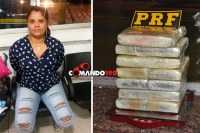 PRF PRENDE TRAFICANTE QUE  TRANSPORTAVA 15 QUILOS   DE COCAÍNA PARA  FORTALEZA - Foto: ASSESSORIA