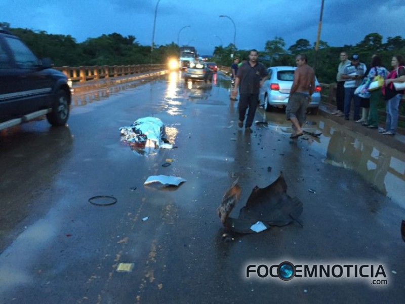 ACIDENTE NA BR - 364 ENVOLVENDO CARRO E MOTO MATA DUAS PESSOAS