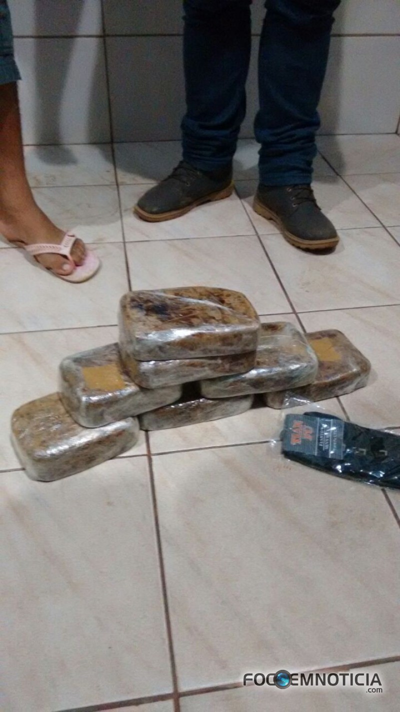 MORADOR DE ARIQUEMES É PRESO EM CACOAL COM SETE QUILOS DE COCAÍNA