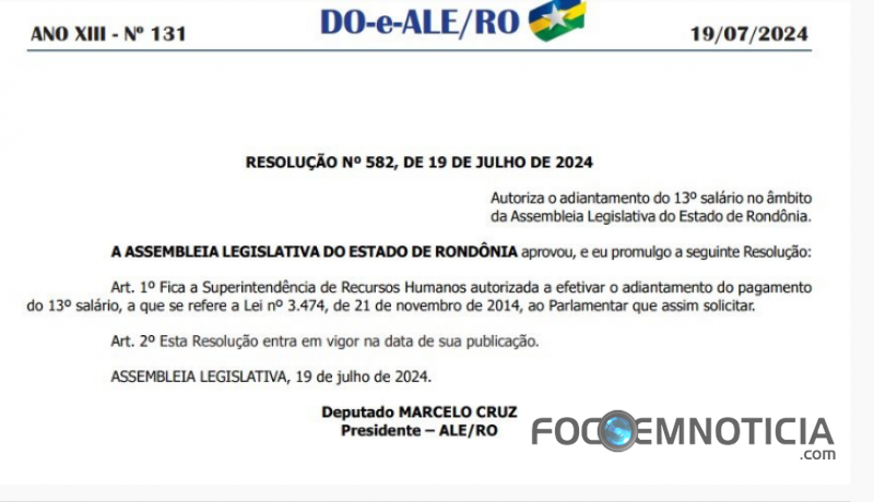 PRECUPADOS COM A POPULAÇÃO DEPUTADOS ESTADUAIS ADIANTAM O 13º, 20 MIL REAIS PARA CADA UM