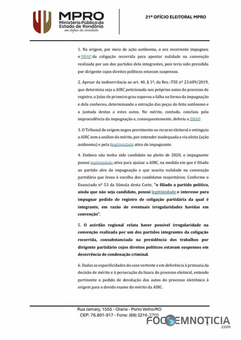 FAVORITO EM CANDEIAS GARÇON PODE FICAR FORA DAS ELEIÇÕES, MP PEDE ANULAÇÃO DA CONVENÇÃO