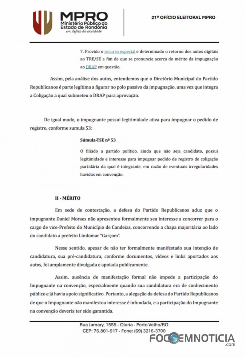 FAVORITO EM CANDEIAS GARÇON PODE FICAR FORA DAS ELEIÇÕES, MP PEDE ANULAÇÃO DA CONVENÇÃO